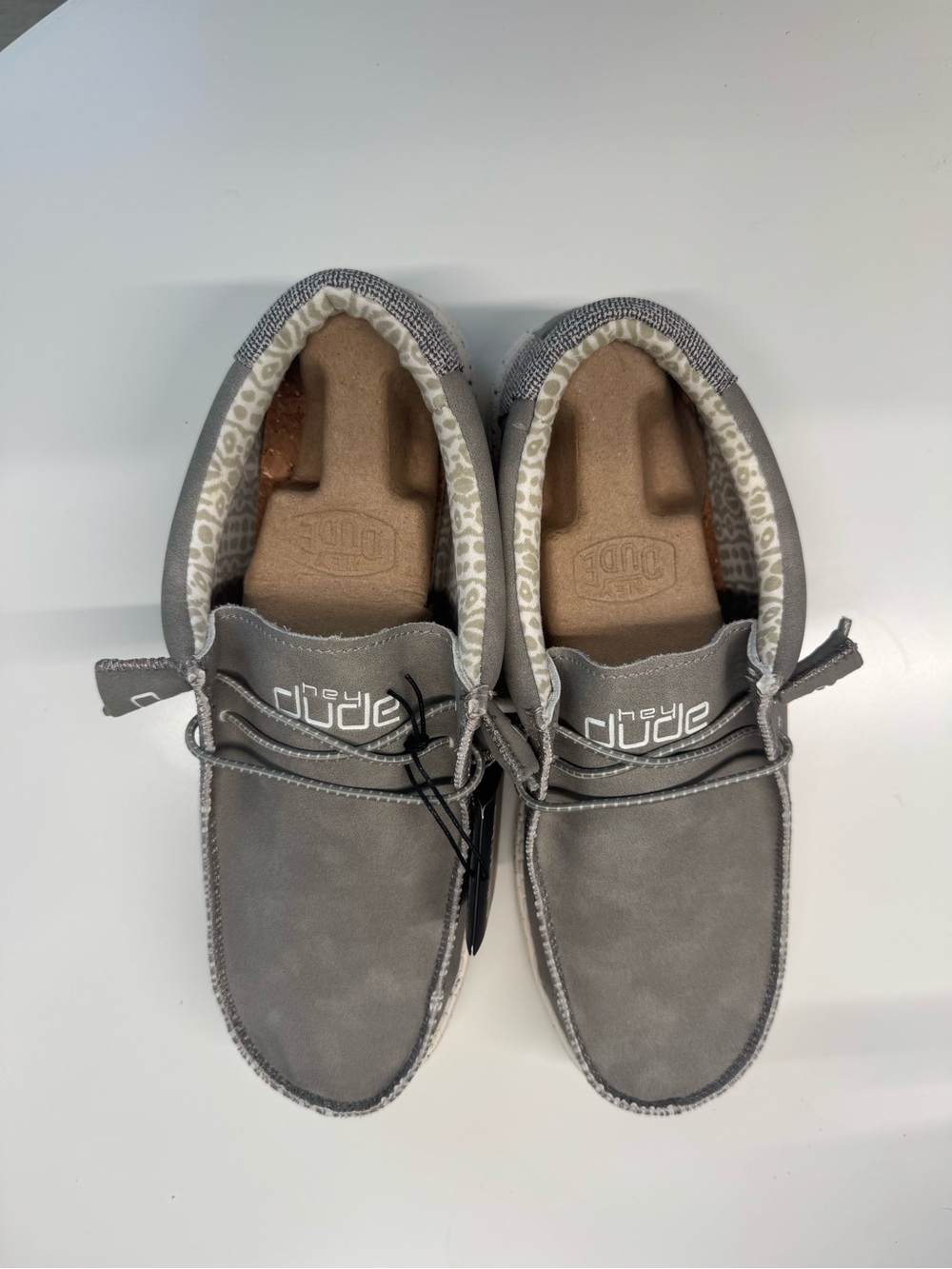 Hey Dude UNISEX Gray Casual Slip-On Loafers - Picture 4 of 11